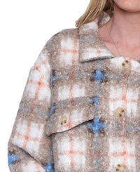 Papa Fashions - Cozy & Relaxed Long Length Shirt Jacket