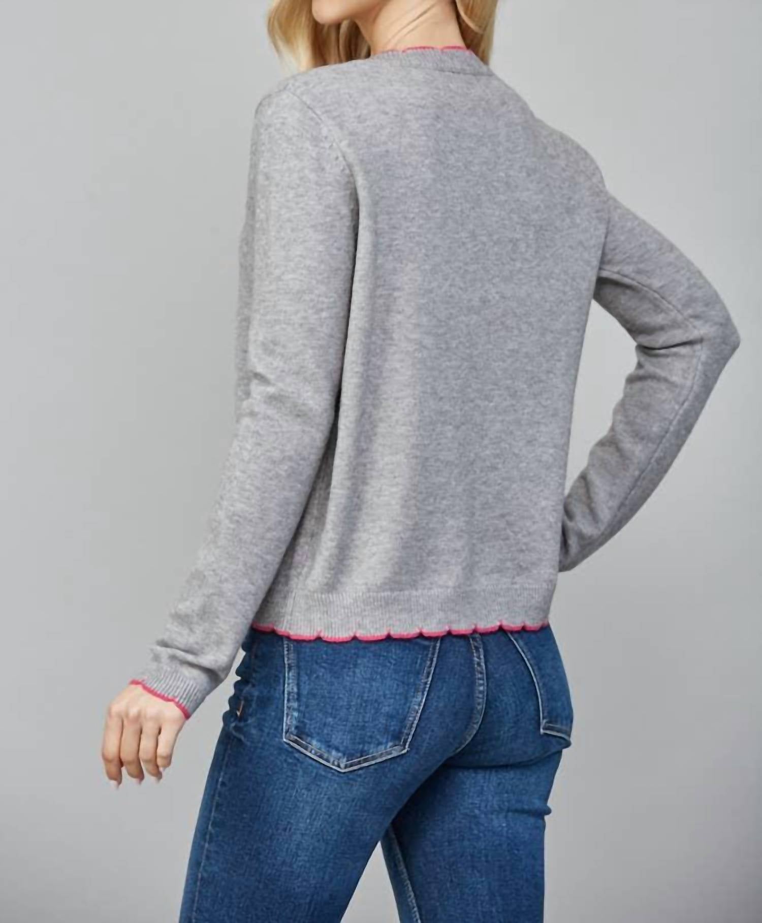 Fate - Swift Contrast Edge Cardigan