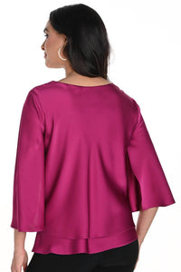 Frank Lyman - Women's Pleat Front Top