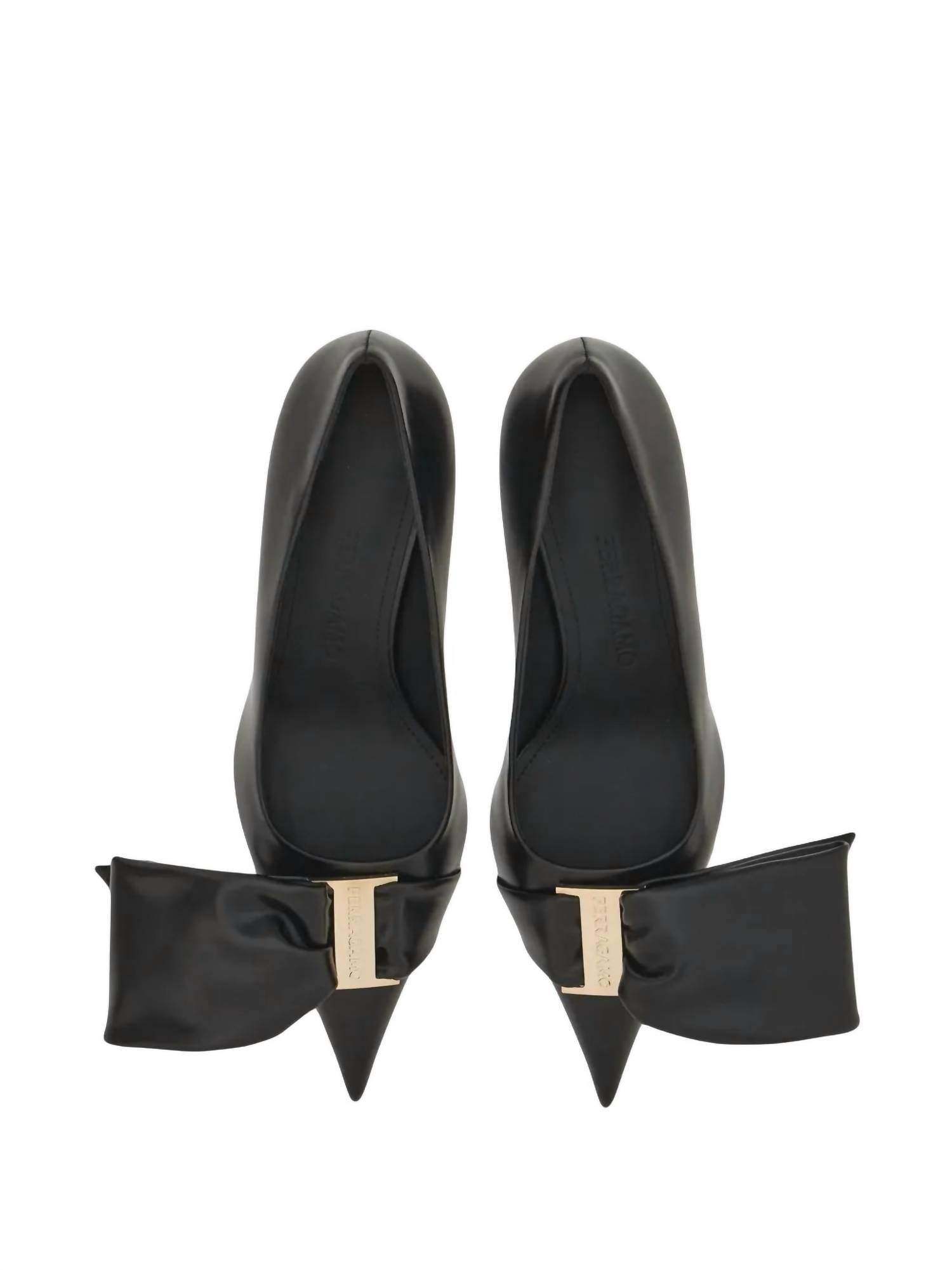 Salvatore Ferragamo - Women's Oversized-bow Leather Pumps