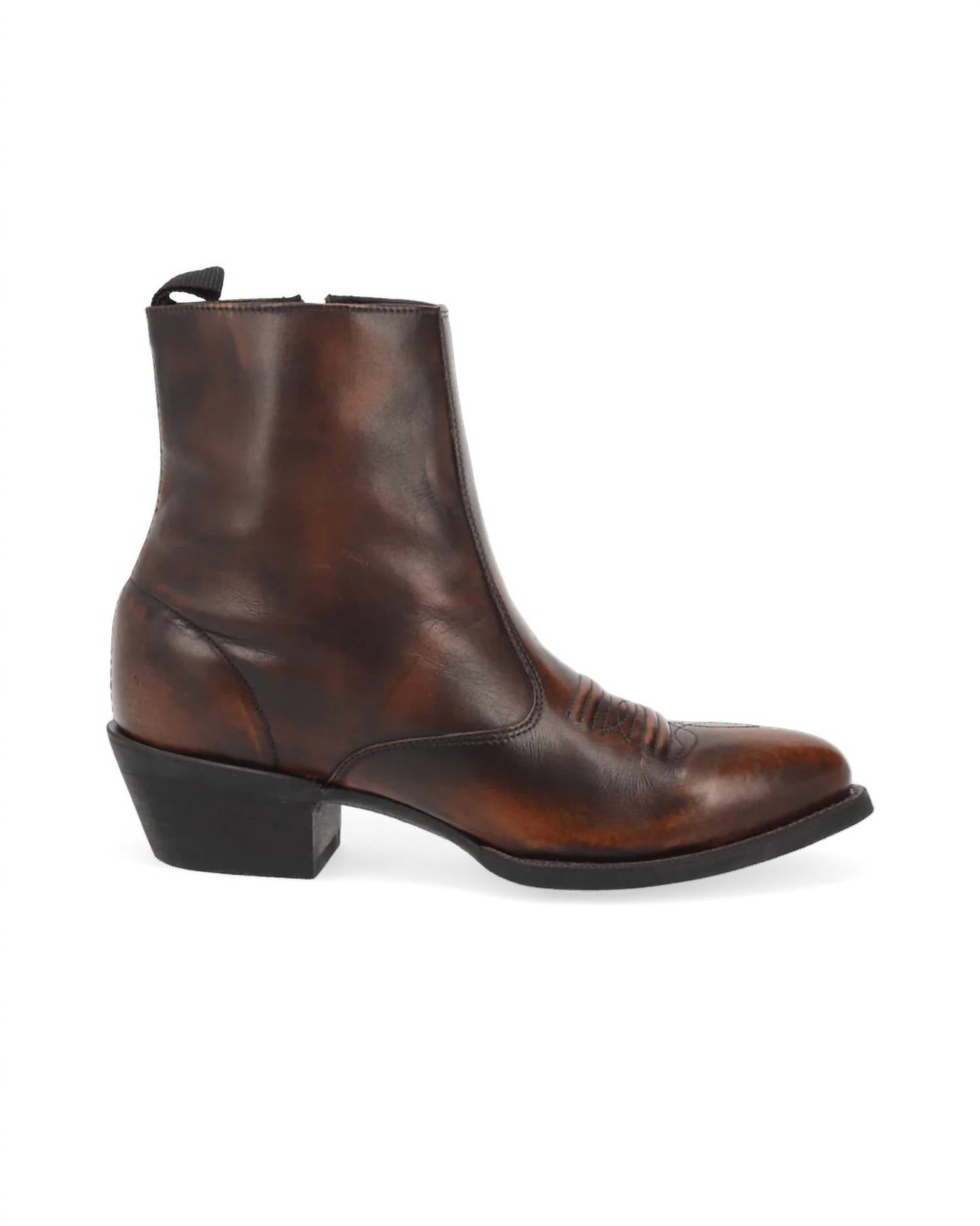 Laredo - Men's Fletcher Trucker 7" Zippered Boot With Cowboy Heel