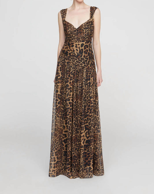 Halston Heritage - Claudia Chiffon Maxi Dress