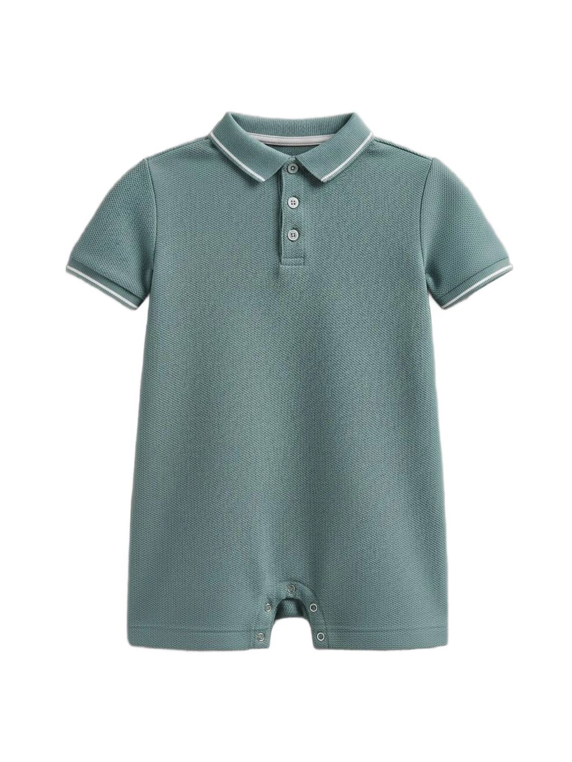 Colored Organics - Kids Walter Pique Polo Romper