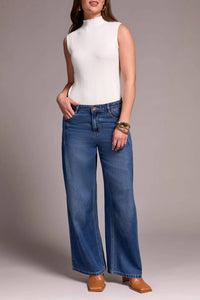 Tribal - Audrey Pleated Wide Leg Jean