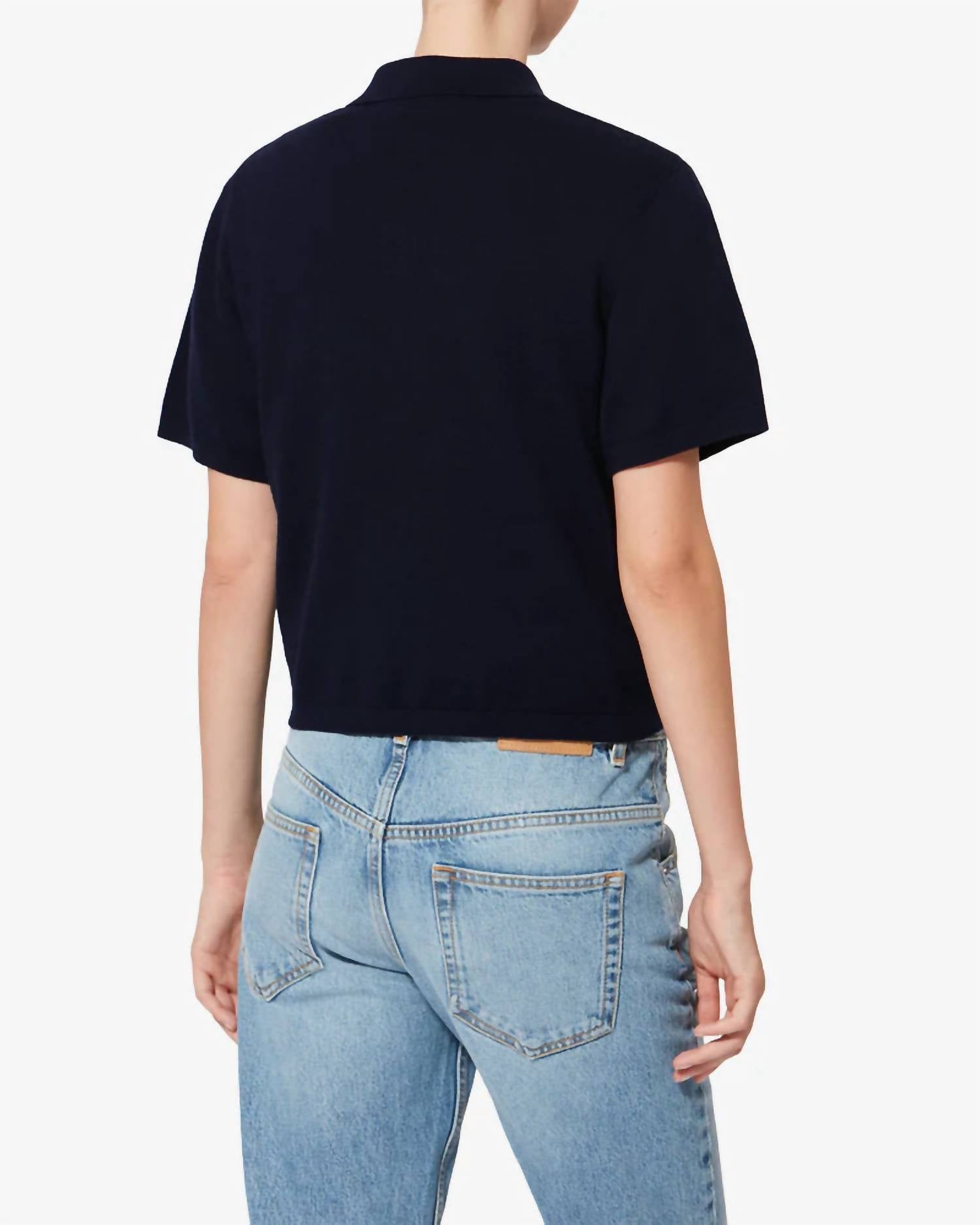 Isabel Marant - Althea Button Logo Polo Top