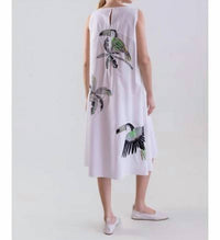 Psophia - Embroidered Bird Dress