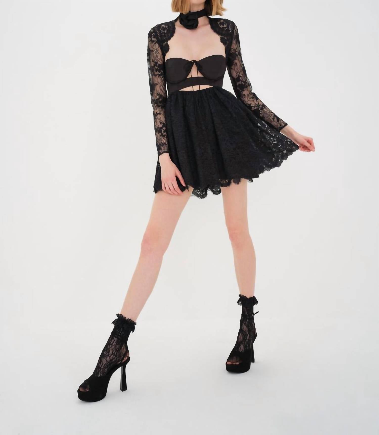 For Love & Lemons - REGINA MINI DRESS