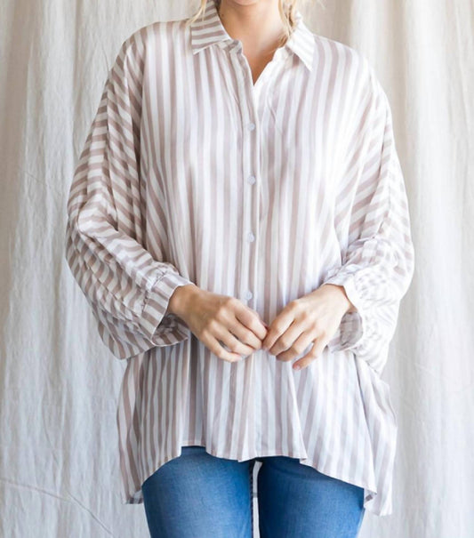 Jodifl - High Standards Striped Button Down