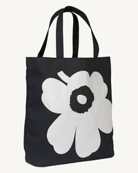 Marimekko Women's Torna Unikko Bag in black white - women's bag - detail view