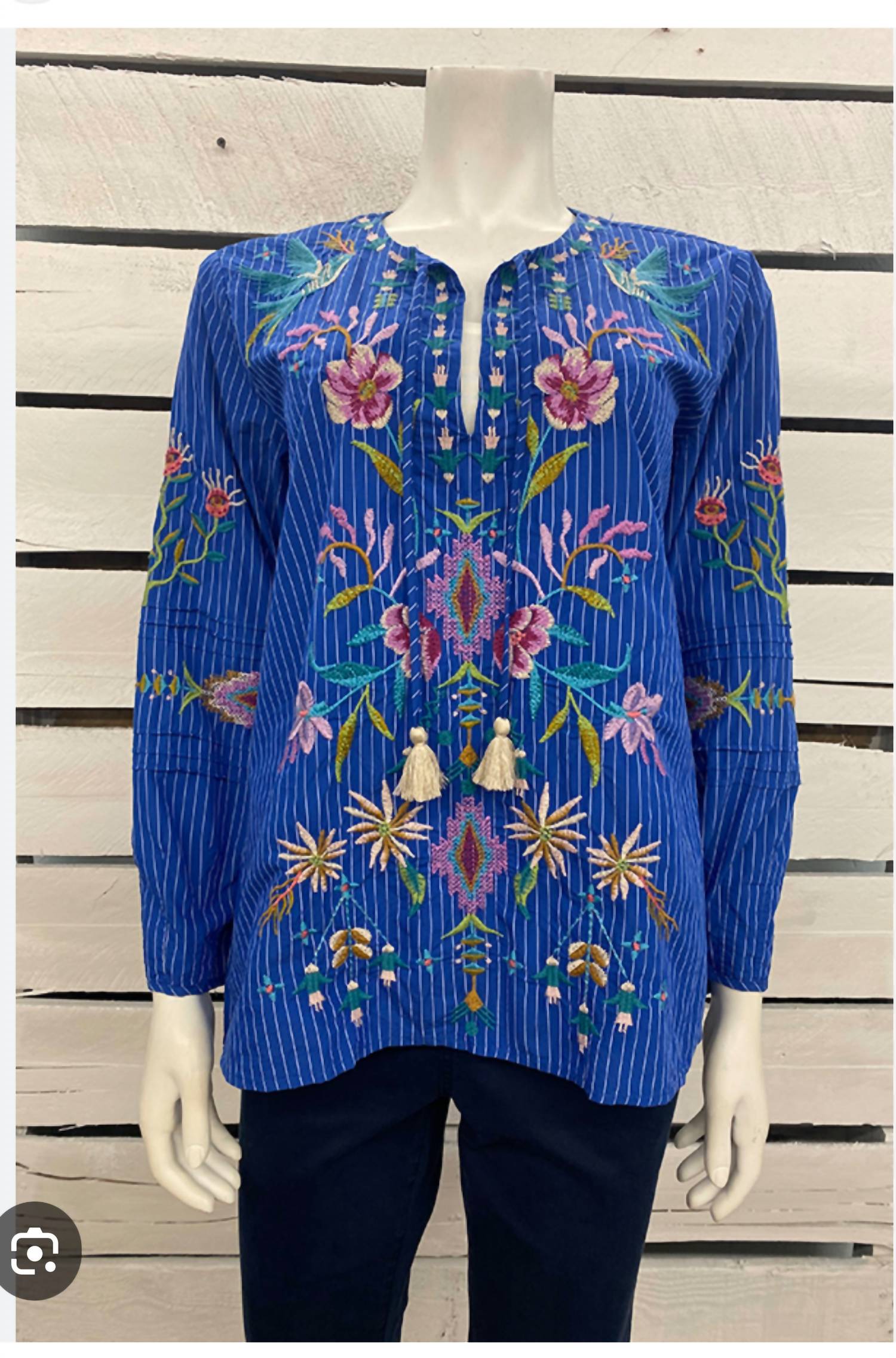 Johnny Was - gabriella pintuck blouse
