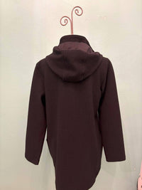Dolcezza - Women's Long Knit Coat With Hood