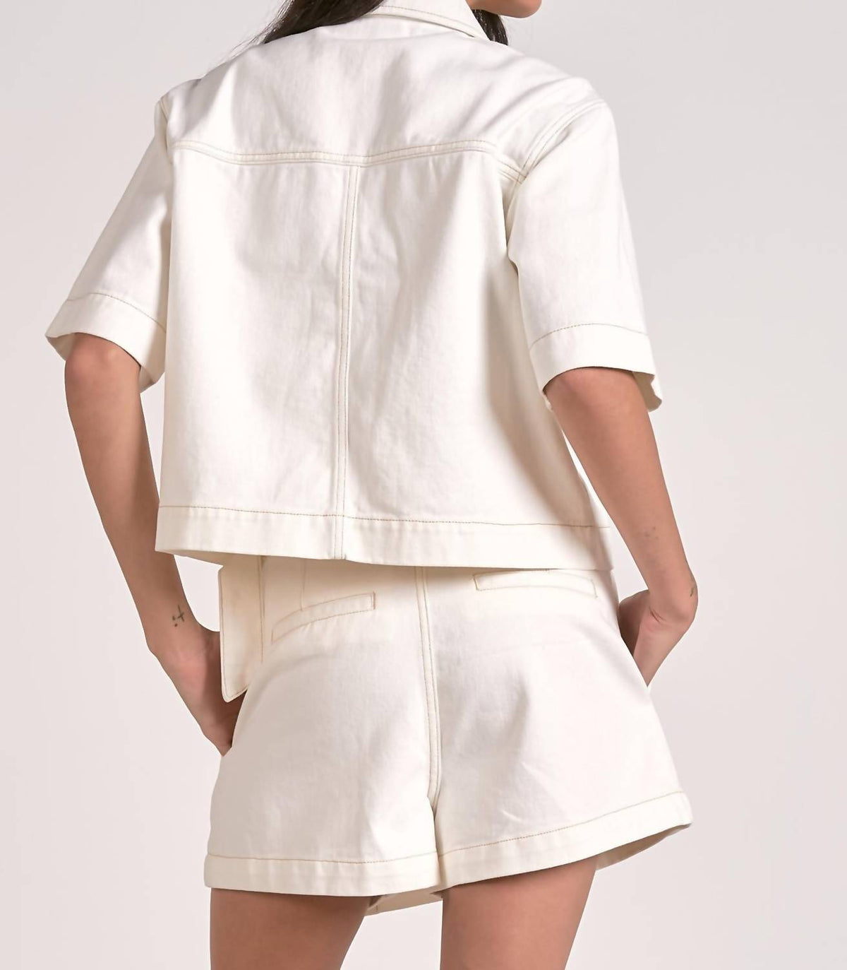 Elan - Denim Mini Skort