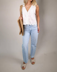 Pistola - Women's Lexi Bowed Straight Leg Jeans