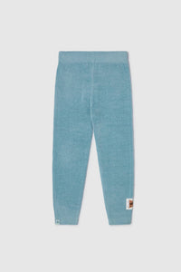 BAREFOOT DREAMS Toddler Sports Stripe Jogger in freshwater multi - kids' jogger - detail view