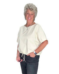 Entro - Waist Tie Dolman Top