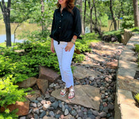 Pure Amici - Button Down Linen Shirt
