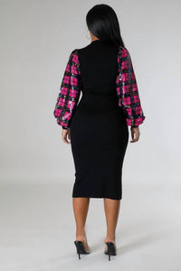 Good Time Usa - Women's Sequins Sleeve Dress