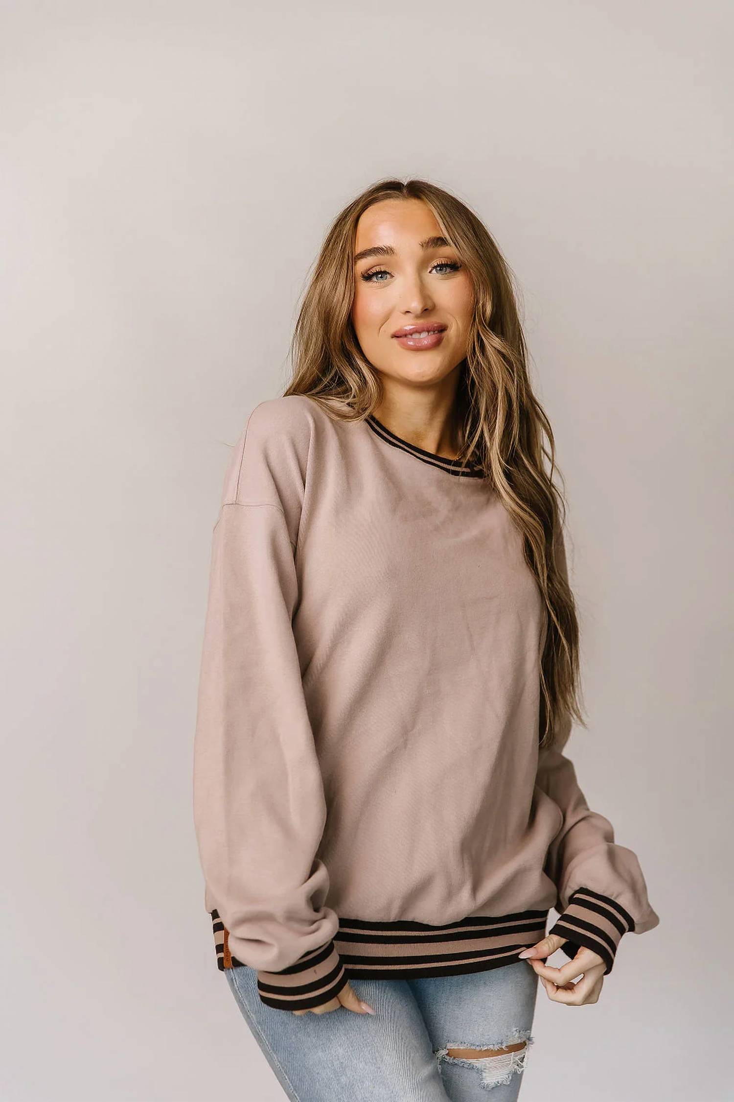 Ampersand Ave - University Pullover Sweatshirt - Plus