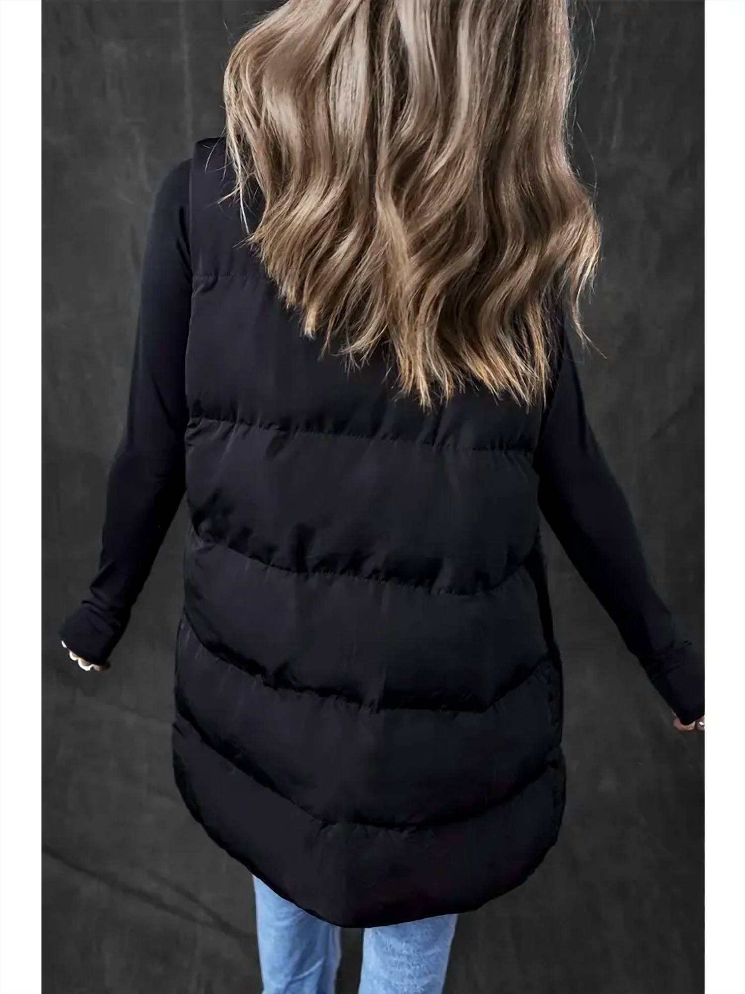 Little Daisy Closet - Longline Puffer Vest
