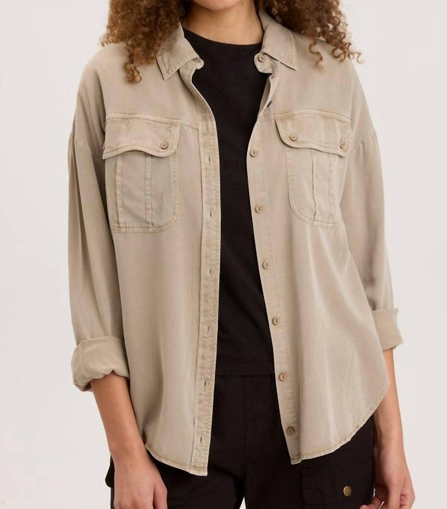 Xcvi - Twill Smithson Button Up