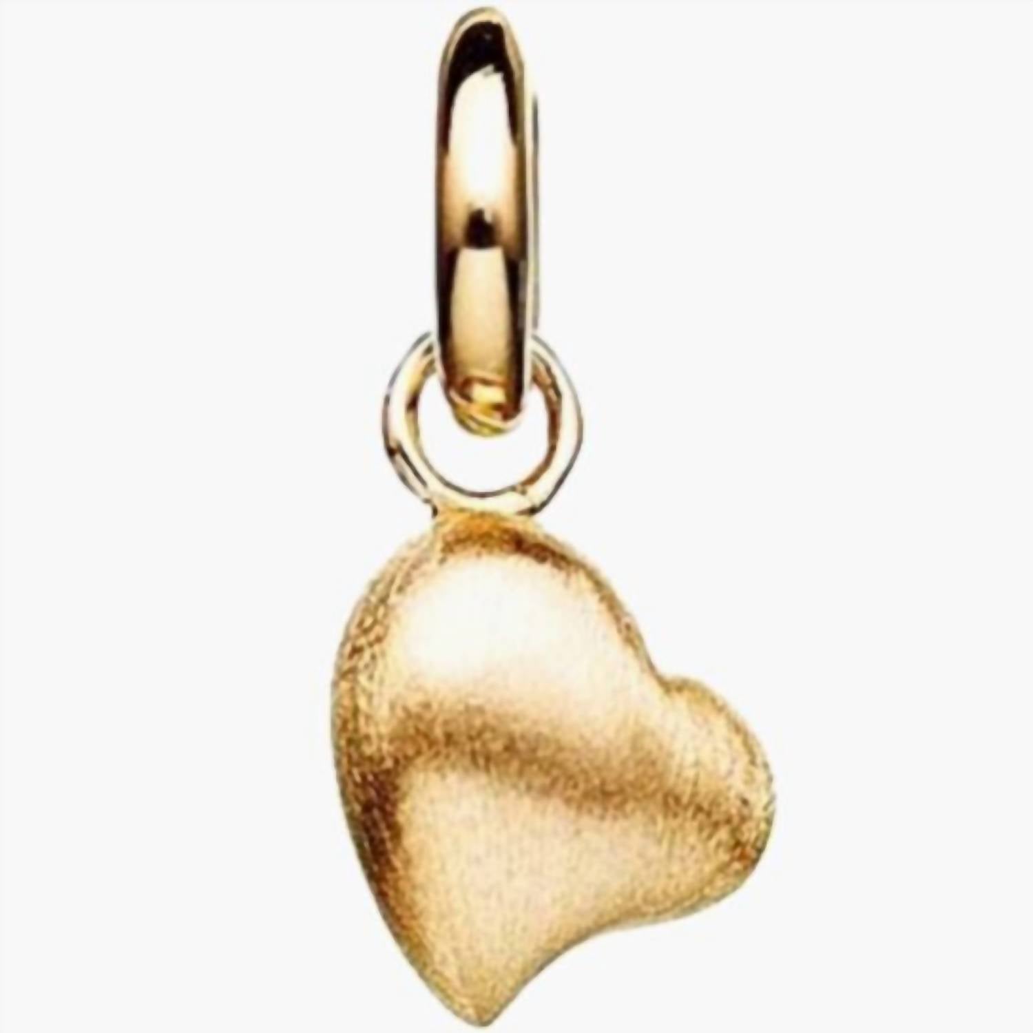 Story Jewellery - Matte Smooth Heart Dangle Charm