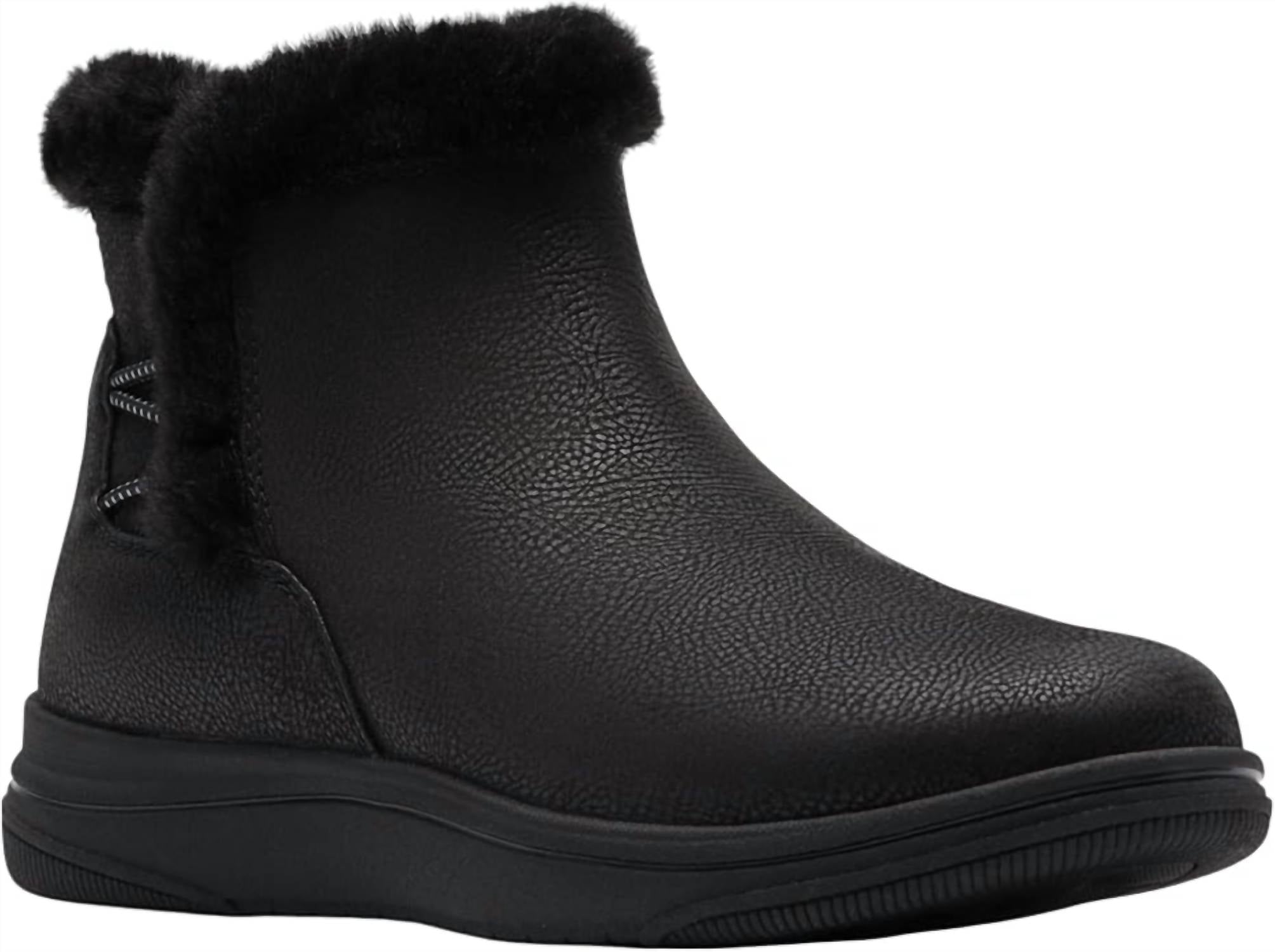 Clarks - Women's Breeze Fur Ankle Boots