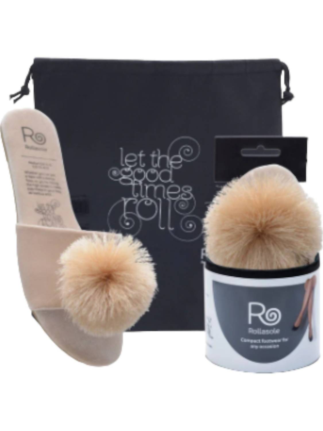 Rollasole - Women's Pom Pom Slippers