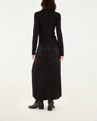 Farm Rio - Midnight Leopards Jacquard Maxi Skirt