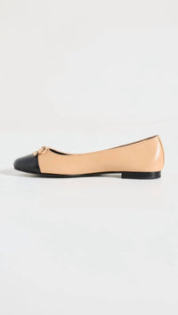 TORY BURCH Women's Cap Toe Ballet Flats in ginger shortbread - women's flats