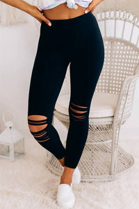 Shewin - Laser Cut Leggings