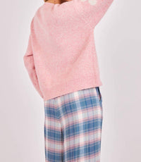 Sadie & Sage - Flower Mama Pearl Embellished Sweater