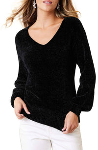 Tommy Bahama - Island Luna Chenille V-neck Sweater