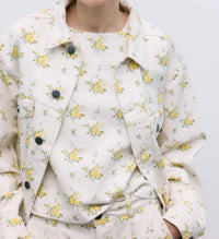 The New Society - Cotton Denim Top