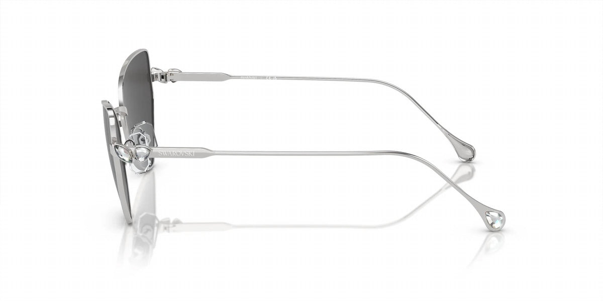 Swarovski - Women's Metal With Crystal Sunglasses