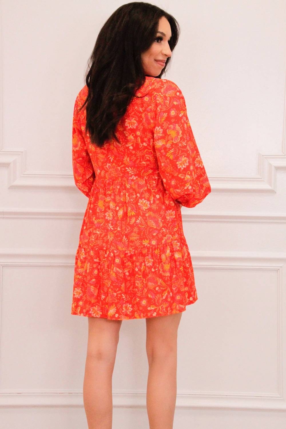 Day + Moon - Easy Breezy Floral Ruffle Dress
