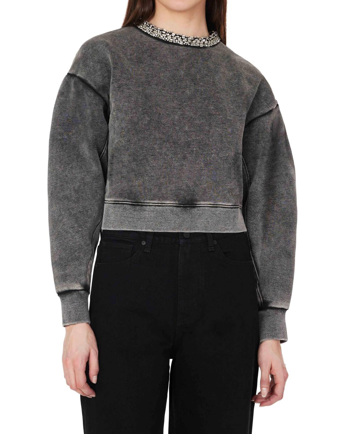 Habitual - Embellished Crew Sweatshirt