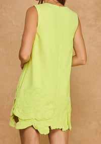 Strut & Bolt - 3d Floral Applique Mini Dress
