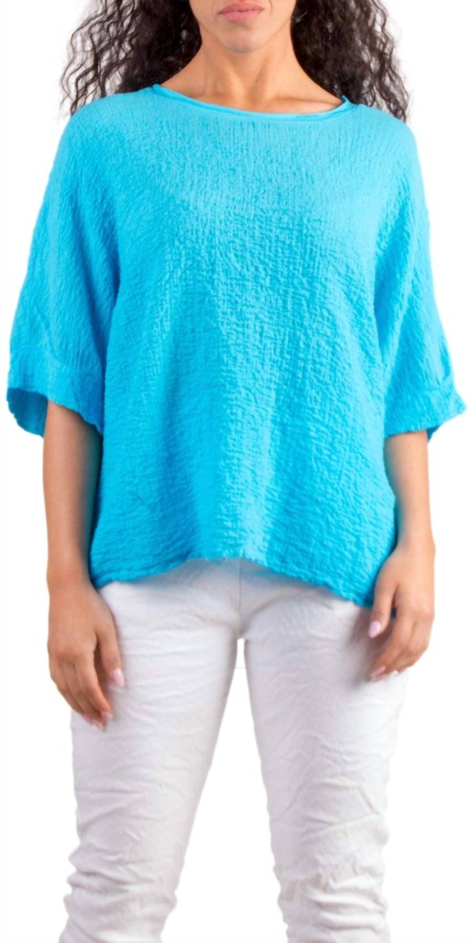 Gigi Moda - Rina Waffle Cotton Top
