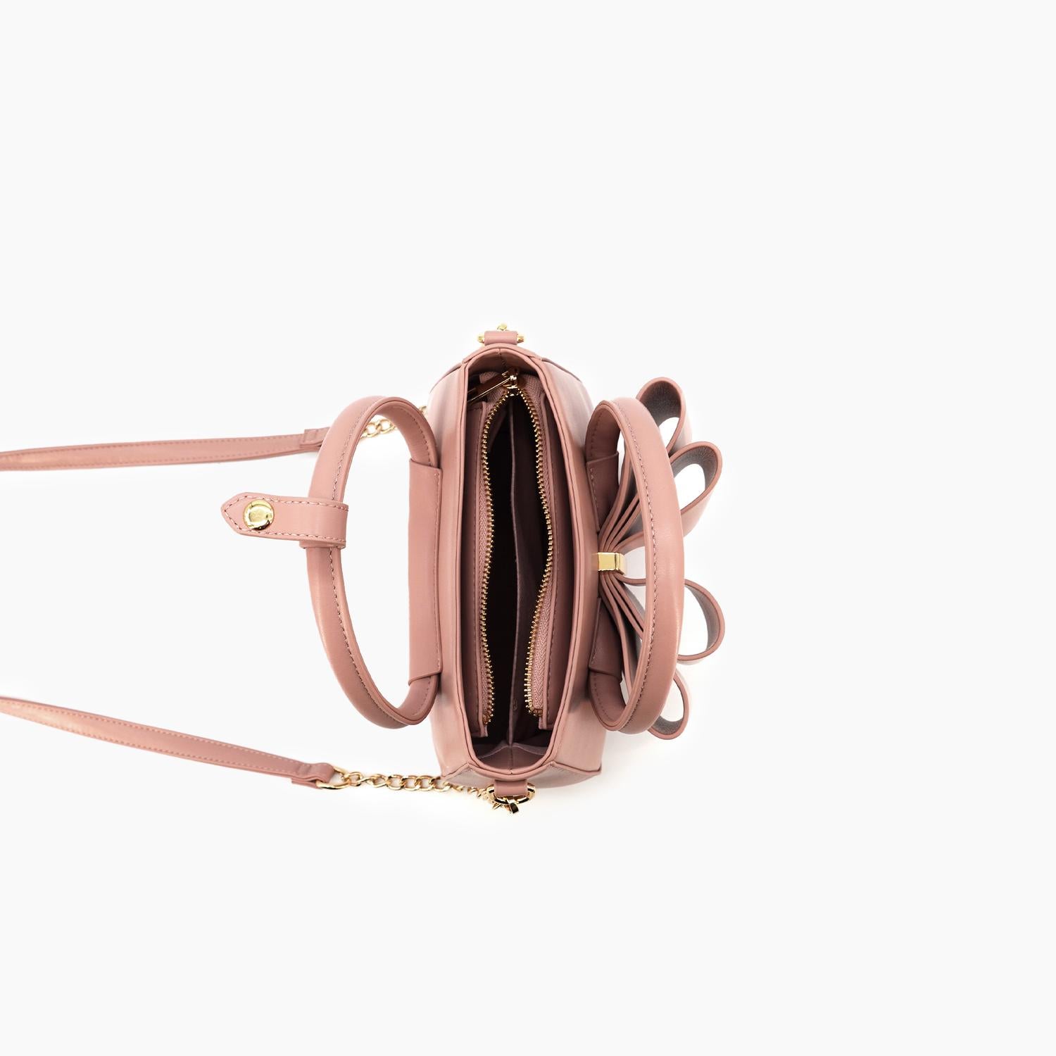 Like Dreams - Women's Madeline Bow Vegan Crossbody Bag
