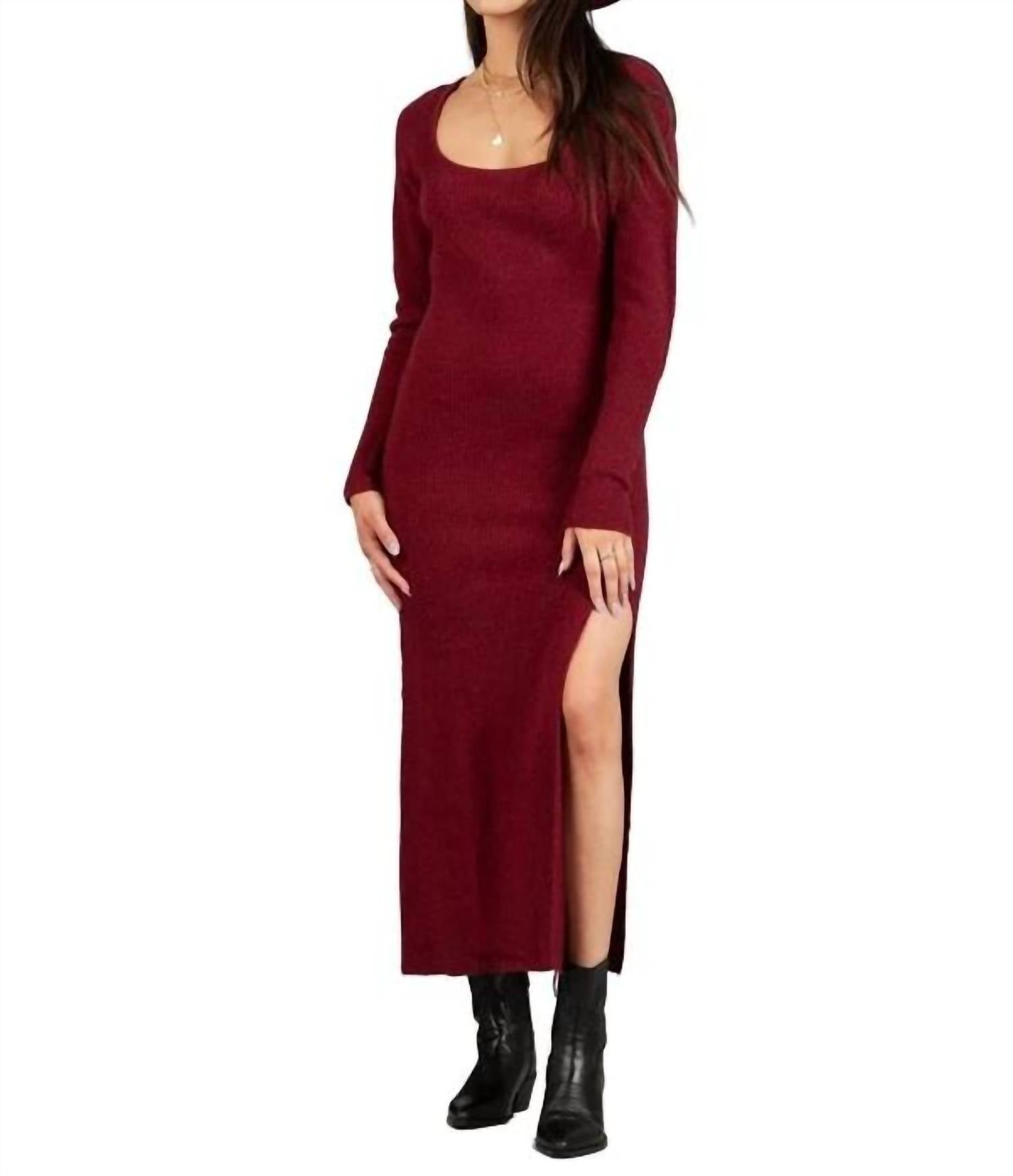 Lucca - Ivy Long Sleeve Sweater Dress