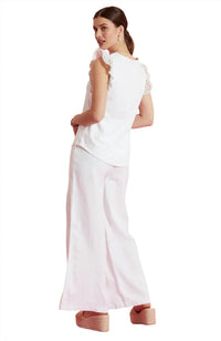 Tyler Boe - Erin Eyelet Sleeve Tee Top