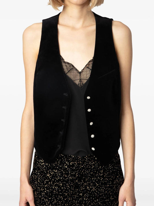Zadig & Voltaire - Emaux Velvet Vest