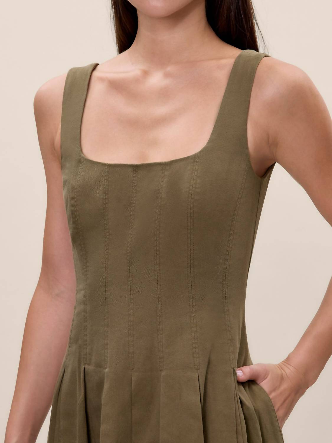 Rebecca Taylor - Edith Garment Dyed Midi Dress