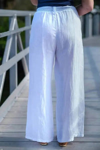 Tina Stephens Italy - Cordelia Sailor Wide Leg Pant