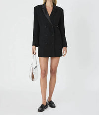 French Connection - Azra Carey Satin Blazer Mini Dress