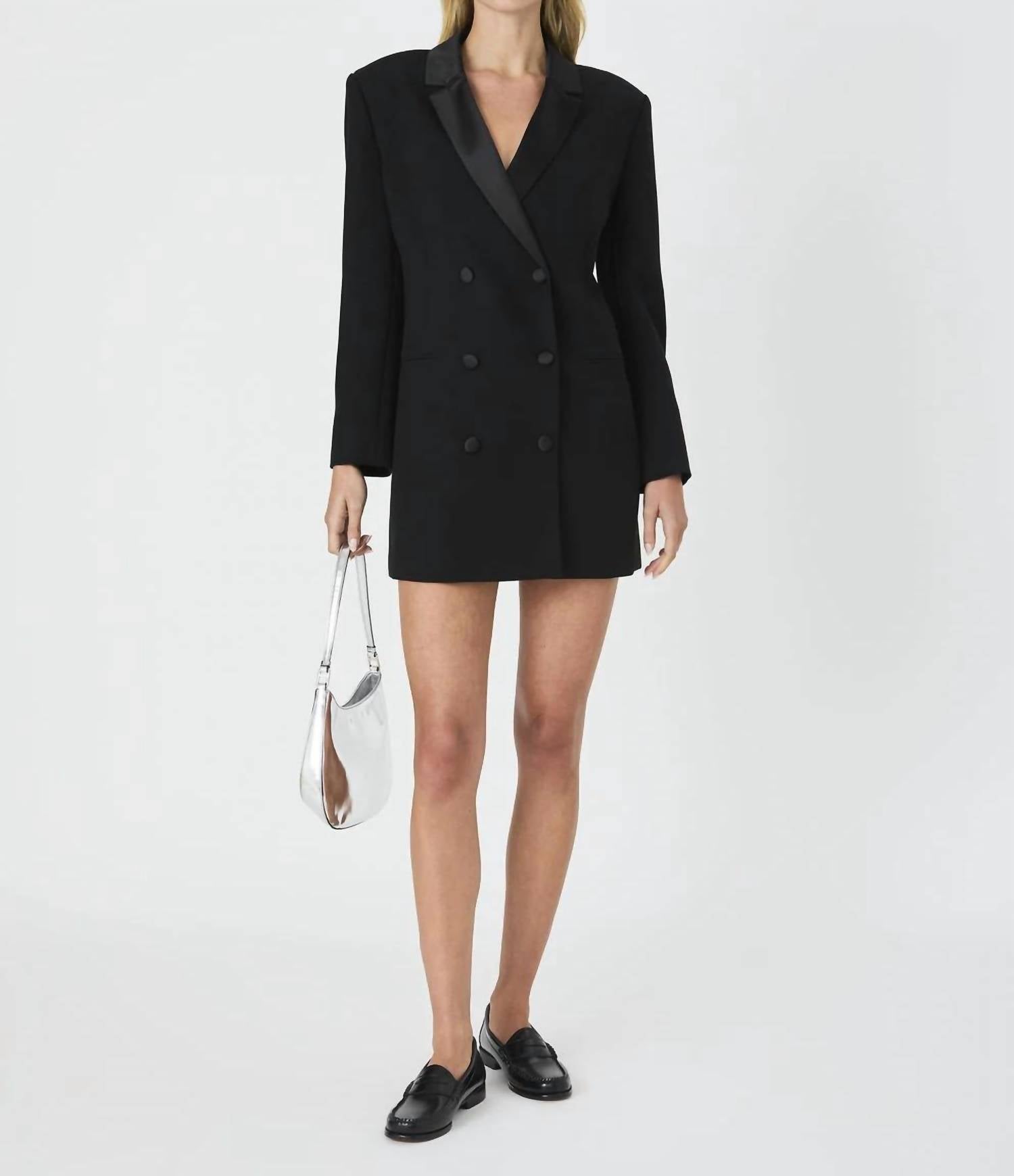 French Connection - Azra Carey Satin Blazer Mini Dress