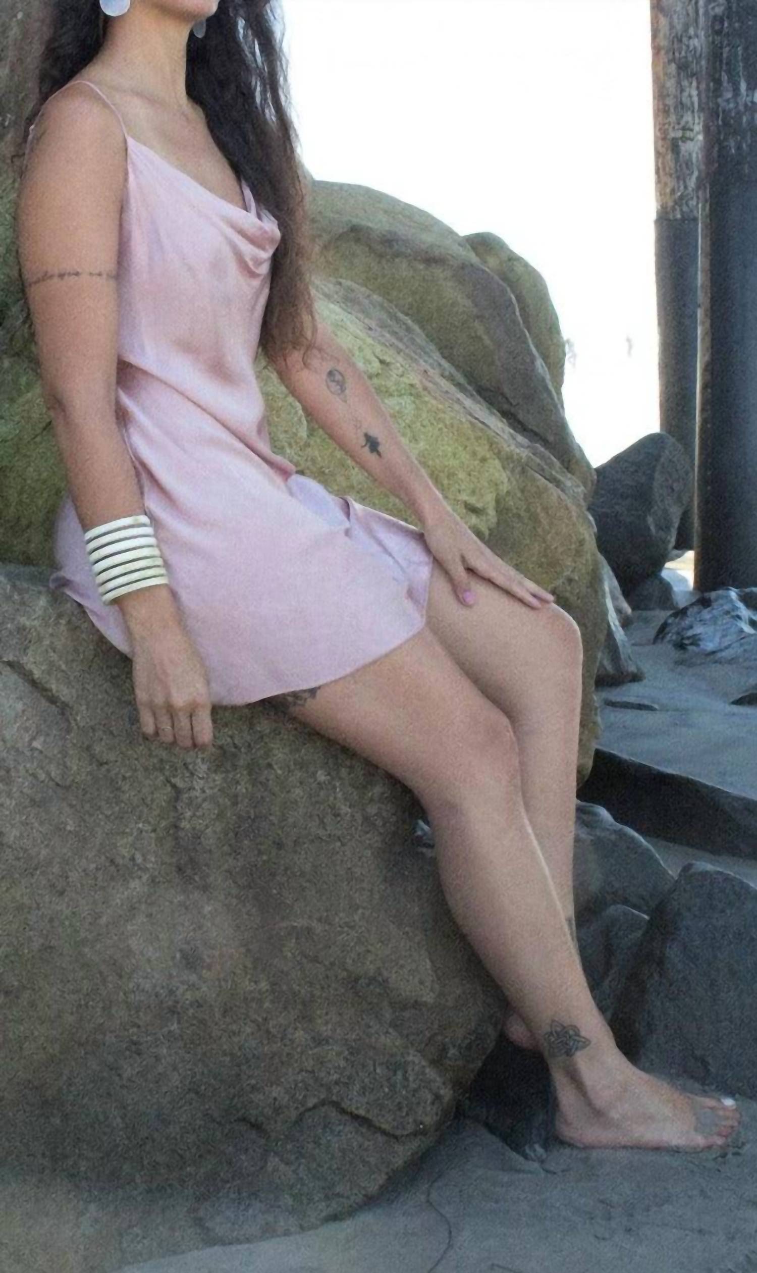 Gigi Moda - Madonna Satin Mini Dress
