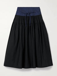 Ulla Johnson - Angeline Tie-detailed Gathered Midi Skirt