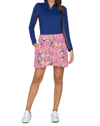 Ibkul - Marissa Print Layered Skort