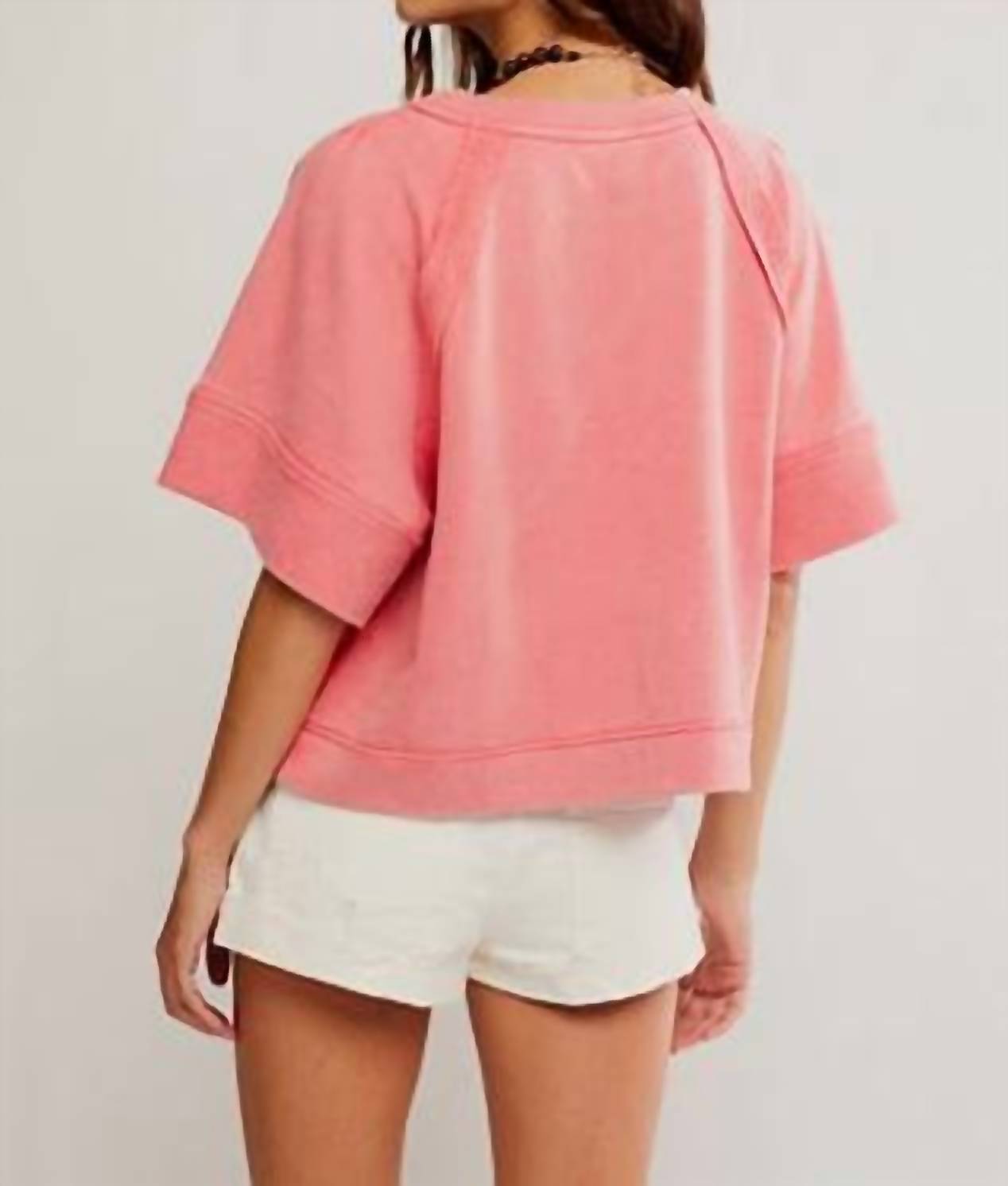 Free People - Dahlia Short Sleeve Pullover